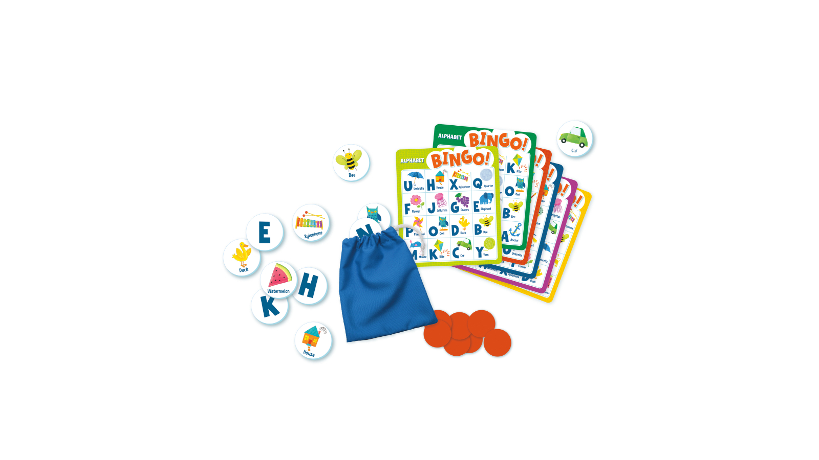 Peaceable Kingdom Alphabet Bingo Game