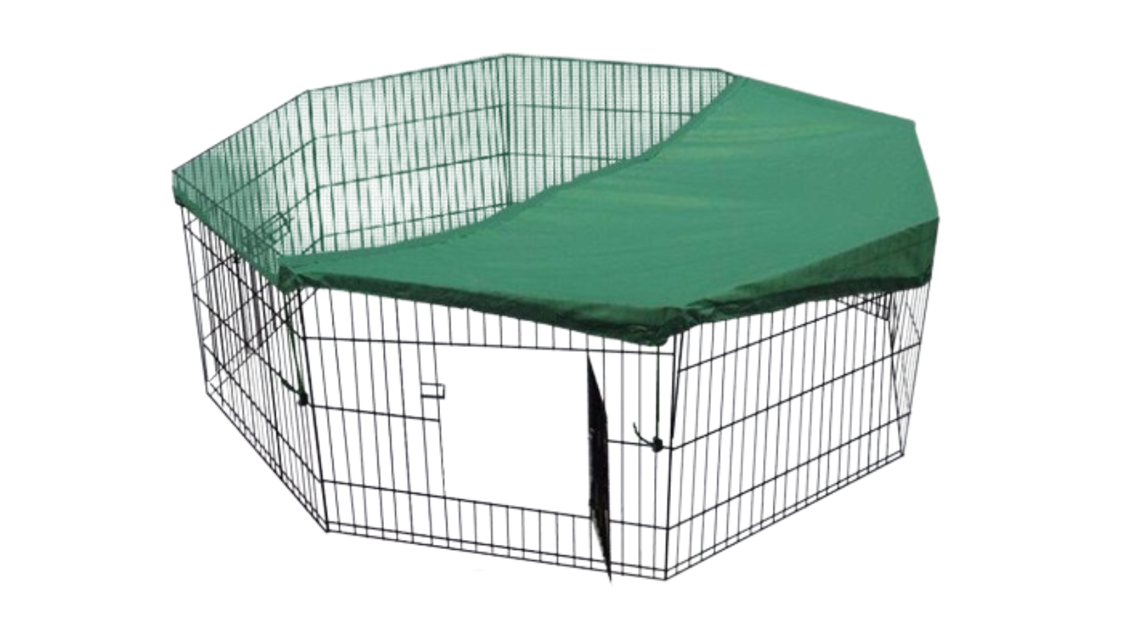 YES4PETS 8 Panel Pet Dog Playpen Exercise Enclosure Fence with Cover - Black
