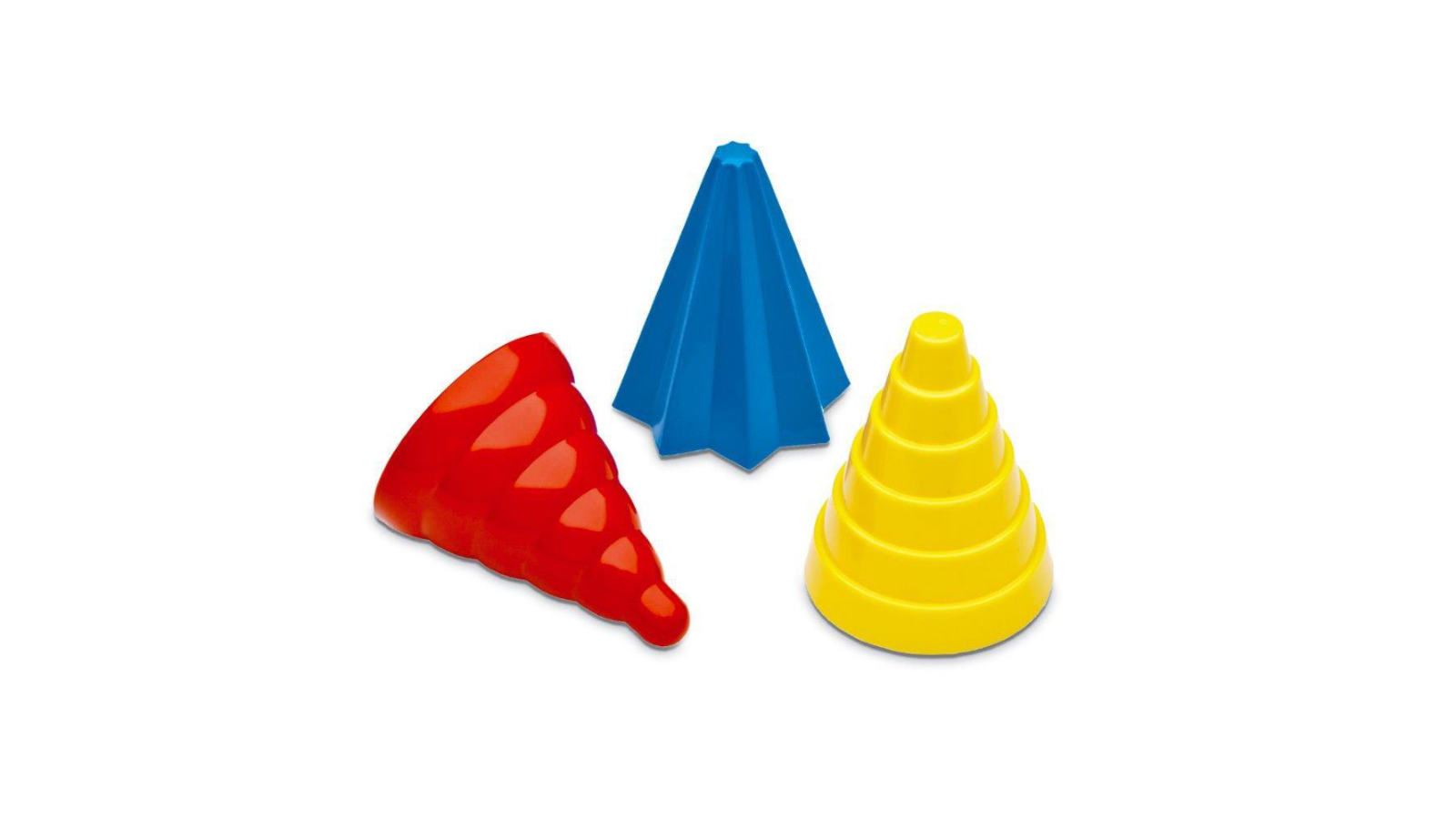 Plasto Hemispheric Moulds Assorted Sand Pit and Beach Play Toy Outdoor Fun for Kids - 1 year+