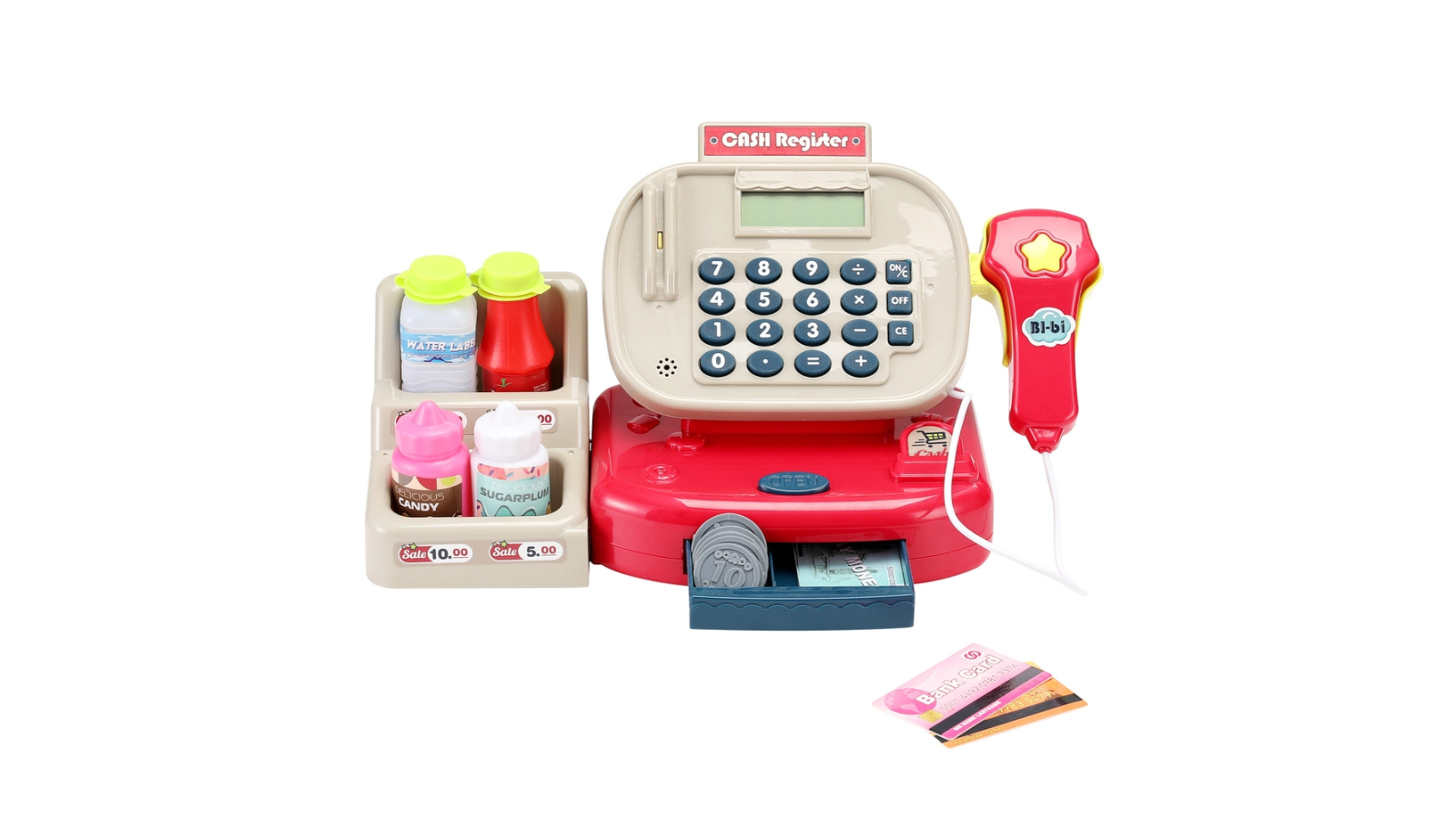 Keezi Pretend Play Kids Cash Register Calculator