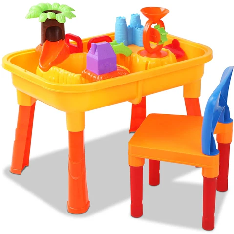 Keezi Kids Table and Chair Sandpit Set
