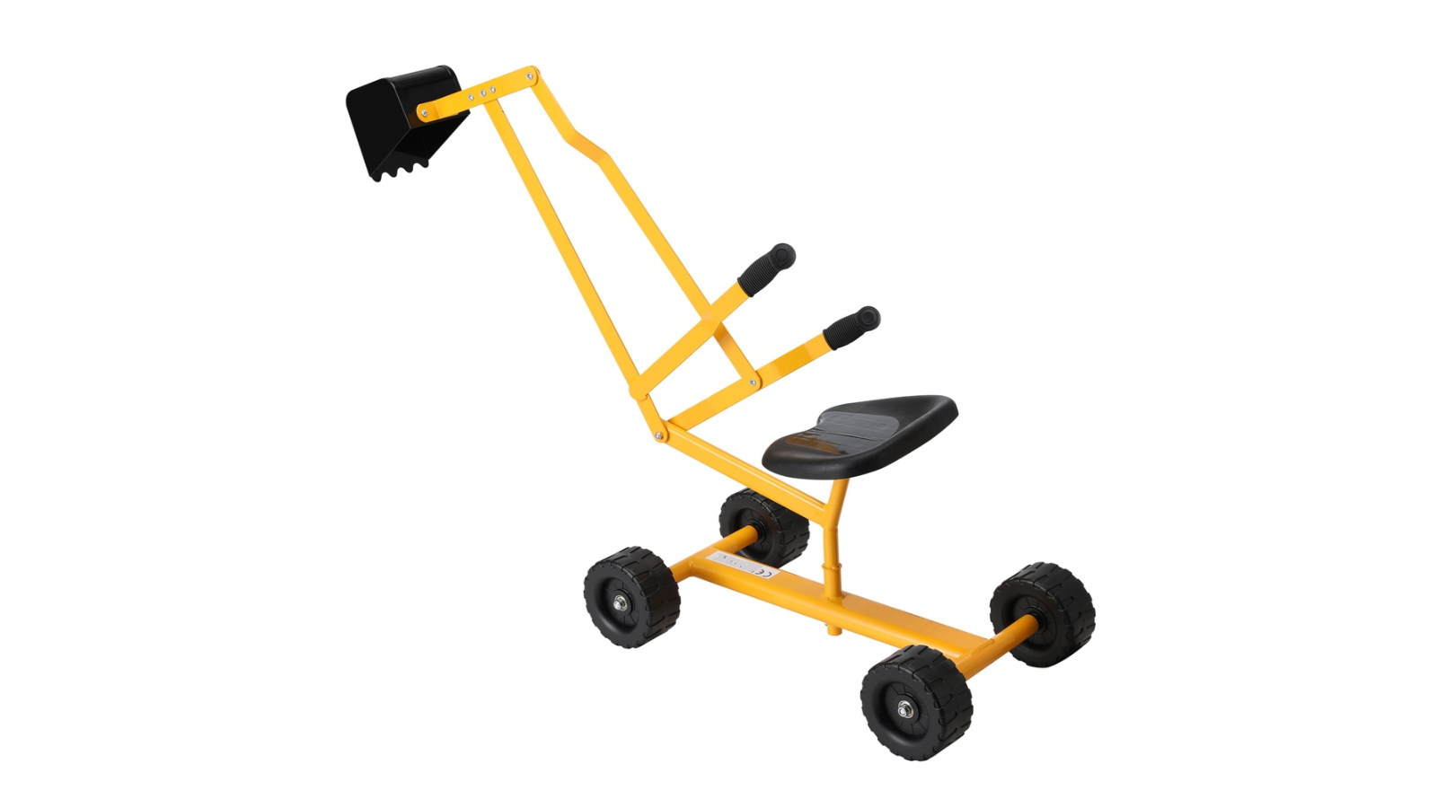 Keezi Kids Digger Bulldozer Ride-on Car - Yellow