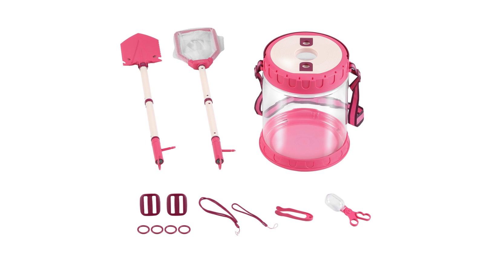 Keezi 12 Piece Kids Bug Catcher Kit - Pink
