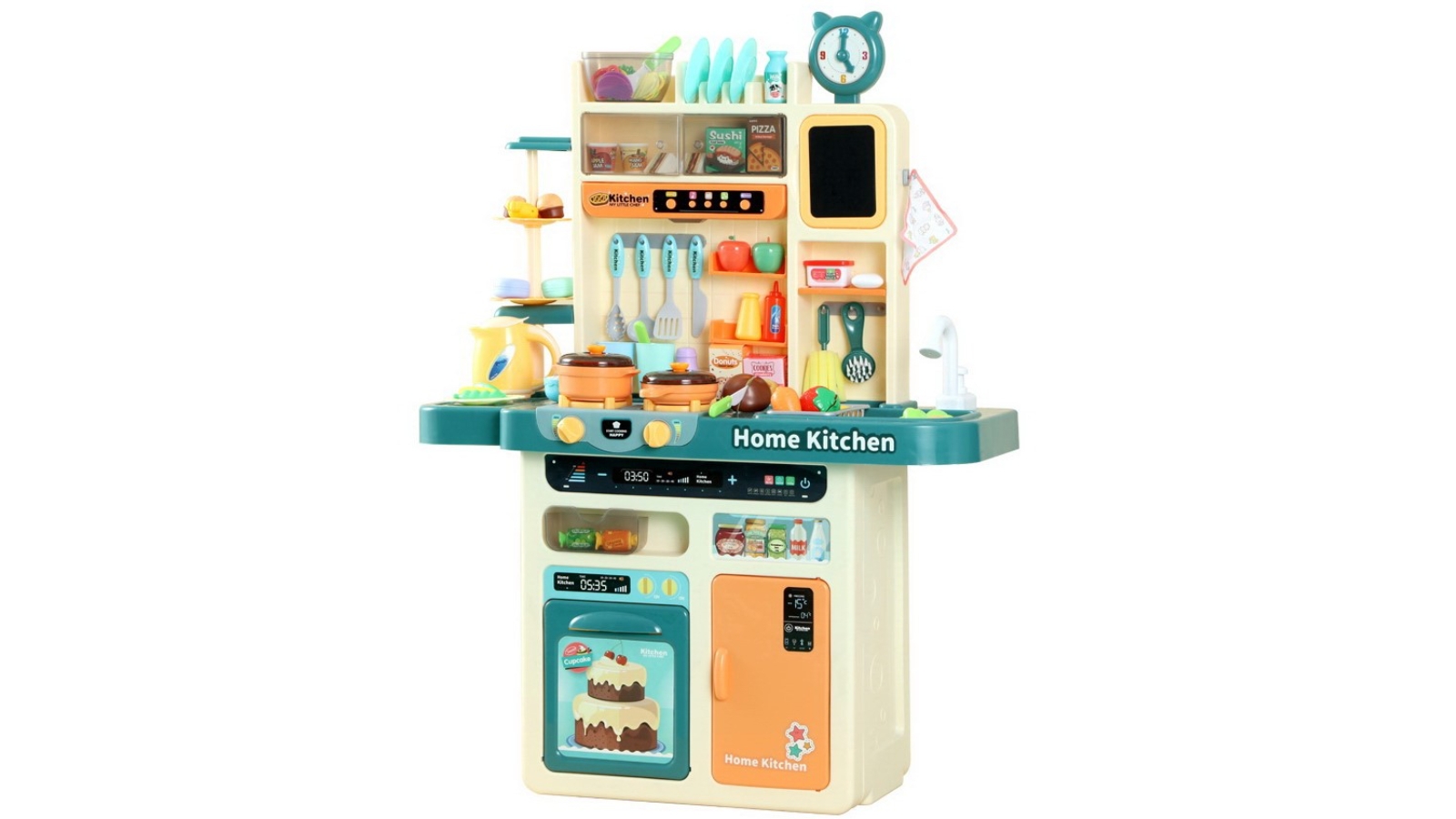 Keezi Kids 73 Piece White Kitchen Play Set 