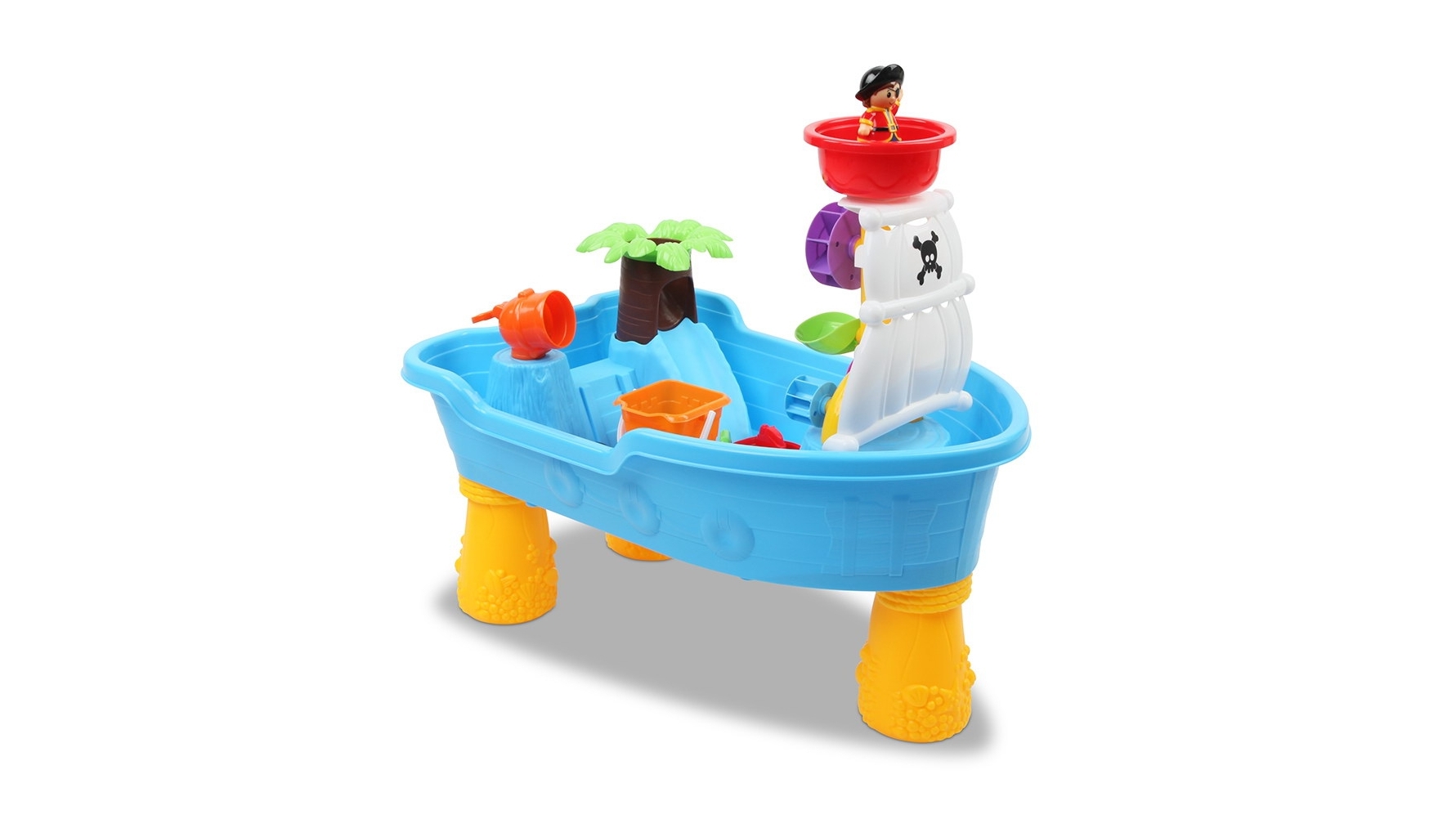 Keezi 20-Piece Kids Pirate Toy Set - Blue
