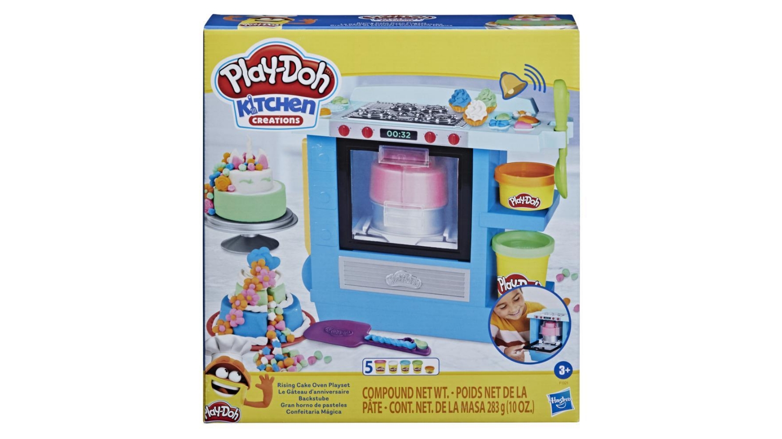 Play doh kitchen creations cake deals