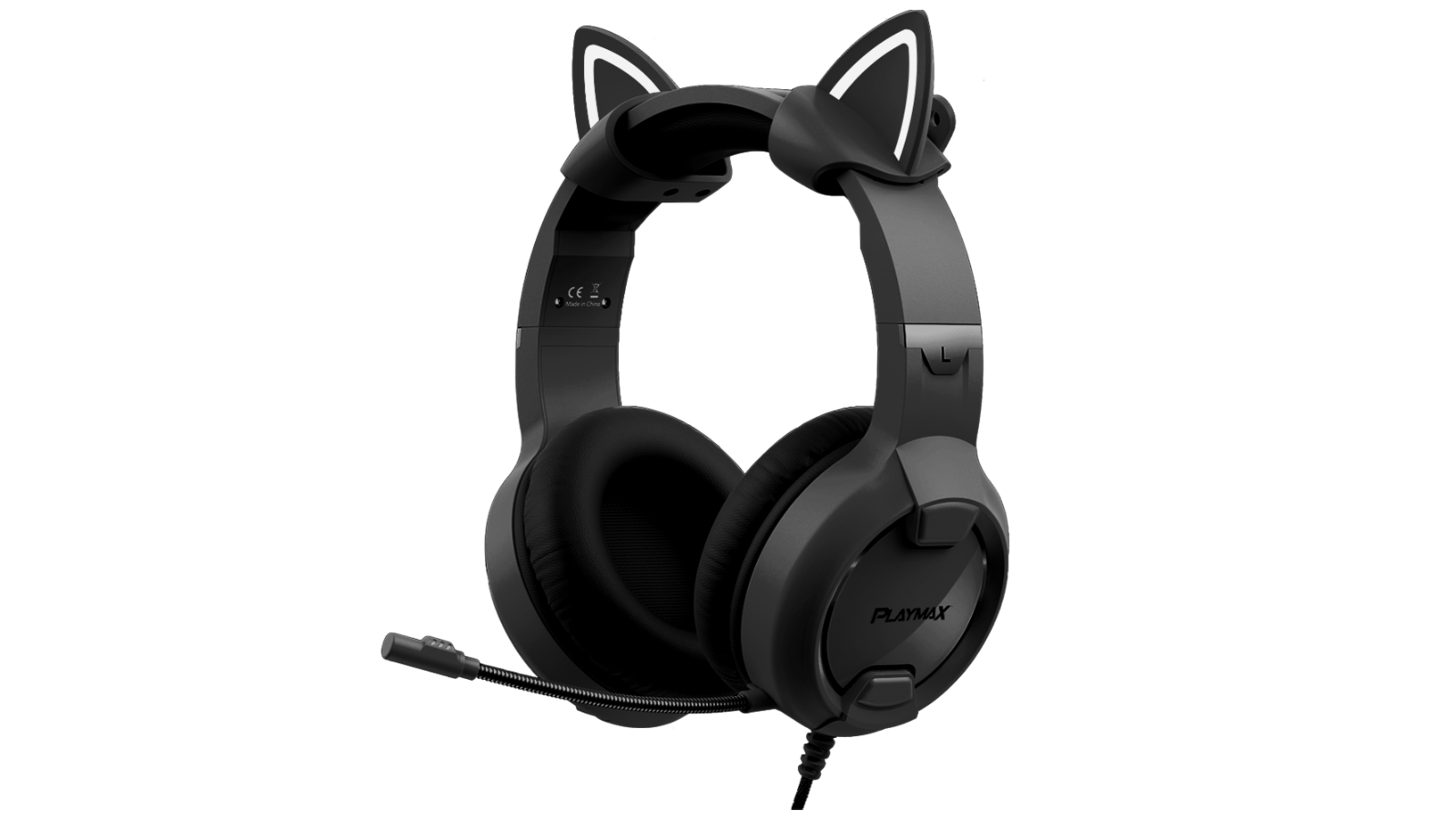 Playmax Cat Ear - Black