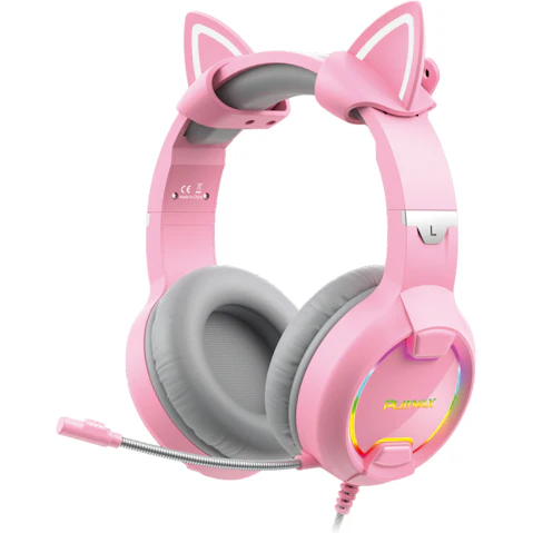 Playmax Cat Ear - Pink/White