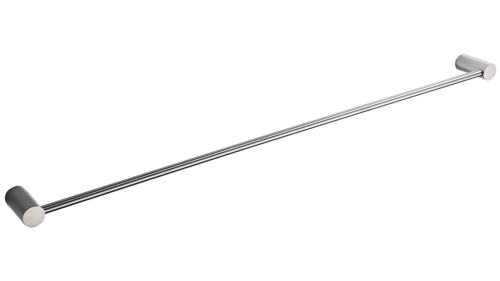 PLD Oasis 900mm Adjustable Single Towel Rail - Satin Nickel