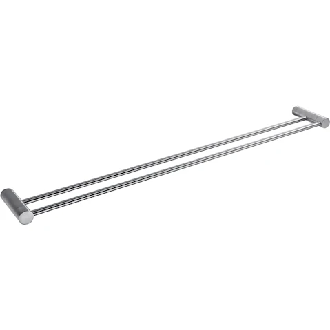 PLD Oasis 900mm Adjustable Double Towel Rail - Satin Nickel