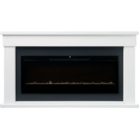 Dimplex 1.2kW Portland Electric Fire Linear Suite - Matte White