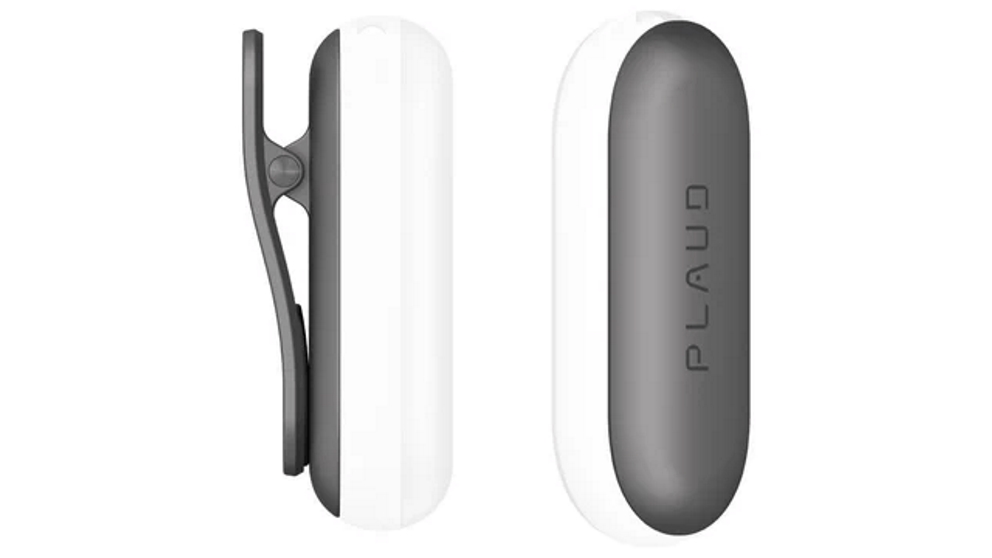 Plaud NotePin Clip and Magnetic Pin - Grey