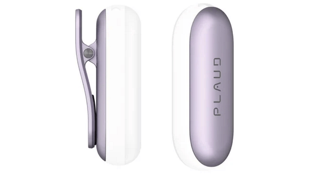 Plaud NotePin Clip and Magnetic Pin - Purple | Harvey Norman