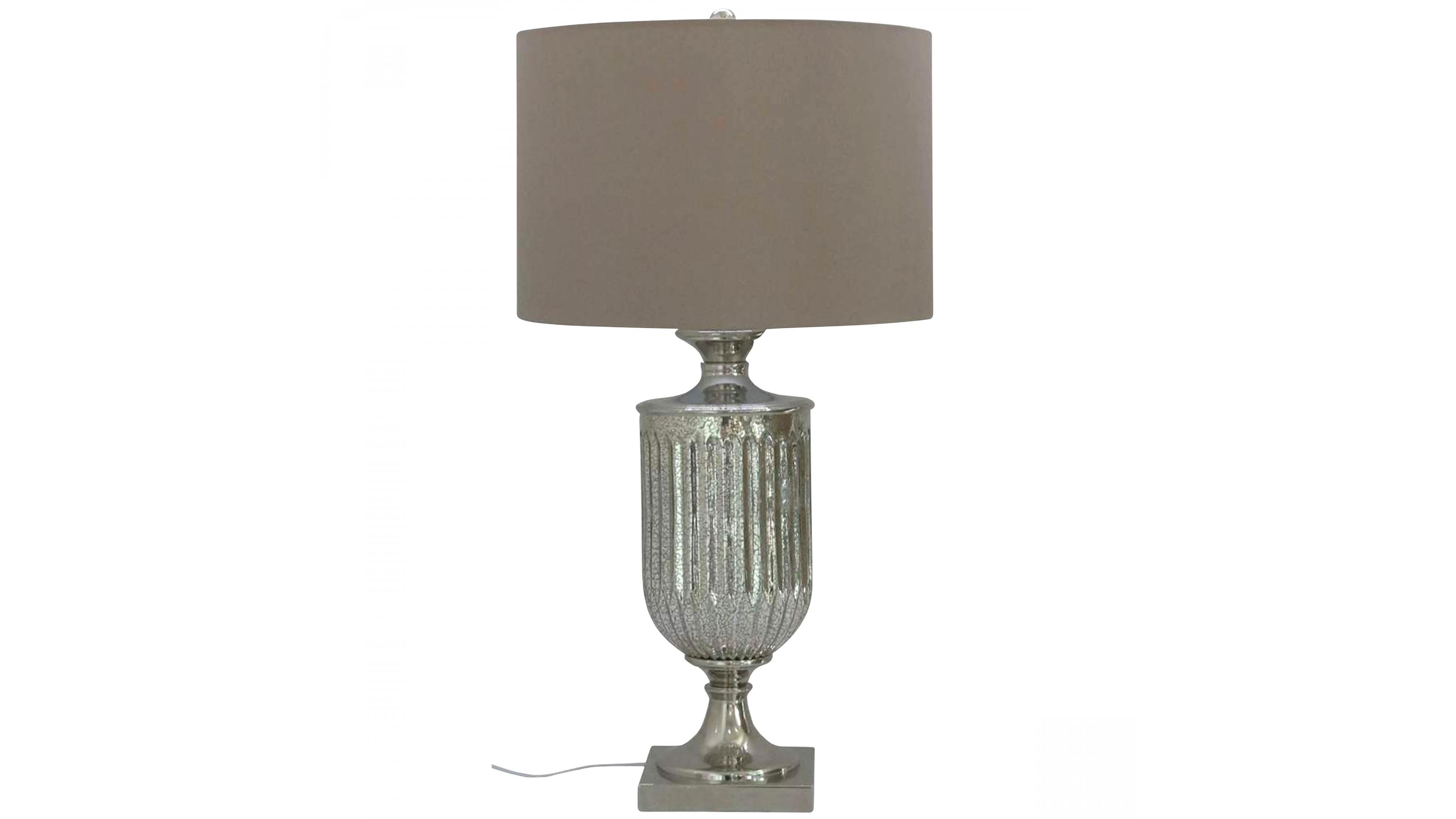 Ornate Champagne Bedside Lamp