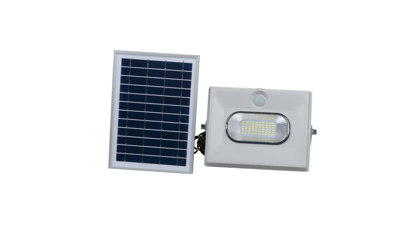 Plusrite 50W LED Solar Sensor Lithium Battery