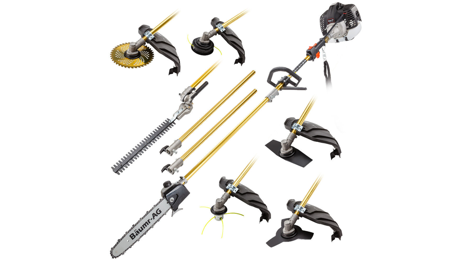 Baumr-AG SMX720 65CC 7-in-1 Long Reach Garden Multi-tool