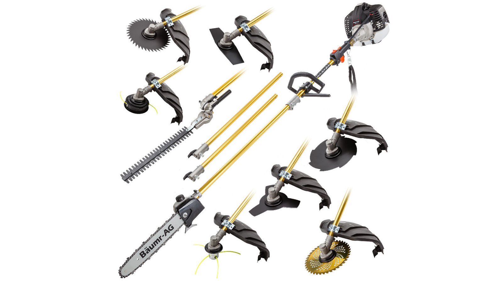 Baumr-AG SMX920 65CC 9-in-1 Long Reach Garden Multi-tool