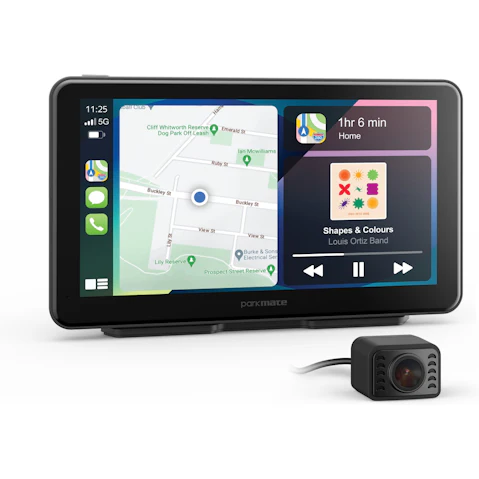 Parkmate ClearView 72 7-inch Wireless Smart Monitor with Dual Channel Dash Camera