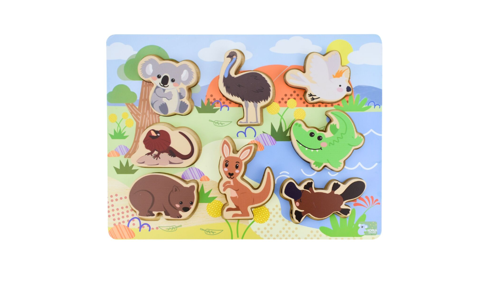 Koala Dream Bush Buddies Australian Wooden Chunky Puzzle