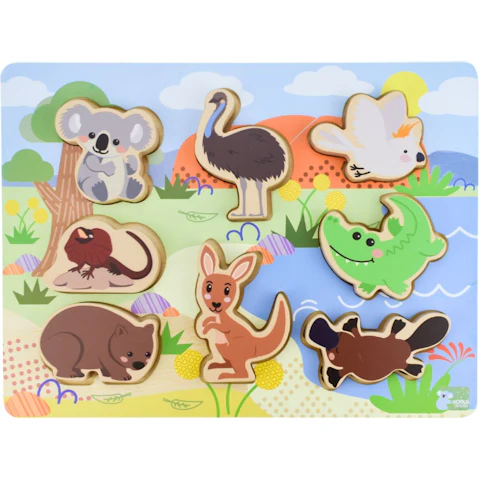 Koala Dream Bush Buddies Australian Wooden Chunky Puzzle