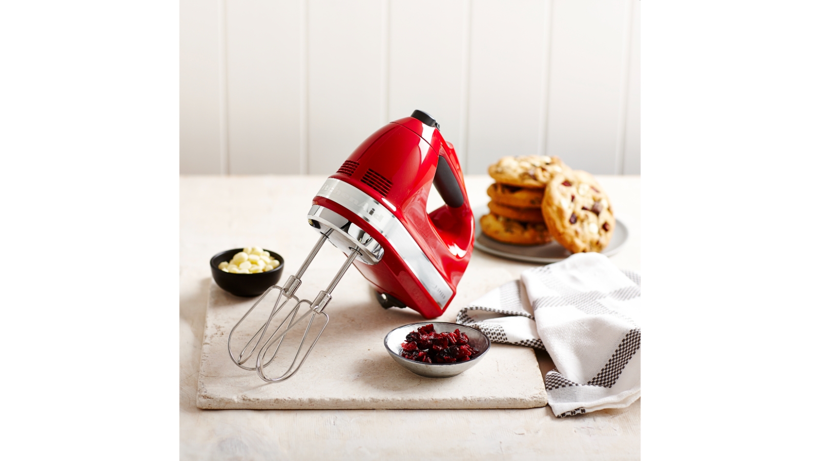 Kitchenaid KHM926 9 Speed Artisan Hand Mixer Empire Red Harvey Norman