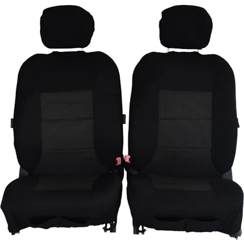 My Car Premium Universal Size 30/35 Front Seat Cover - Black