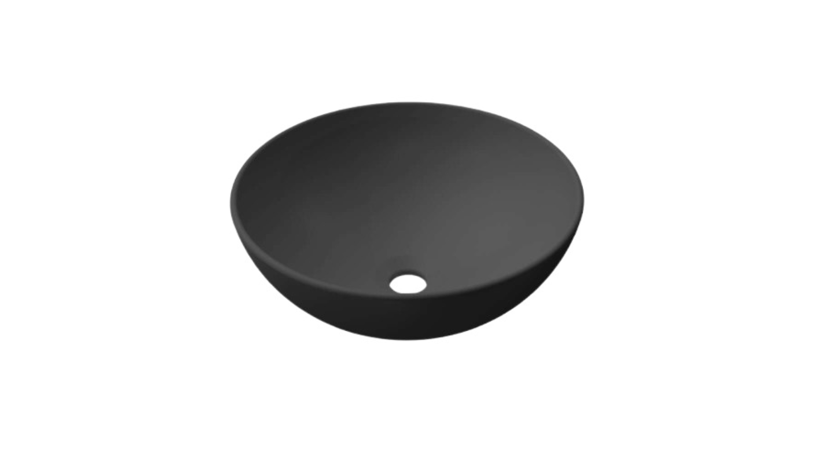 Parisi Catino Bench Basin - Matte Black