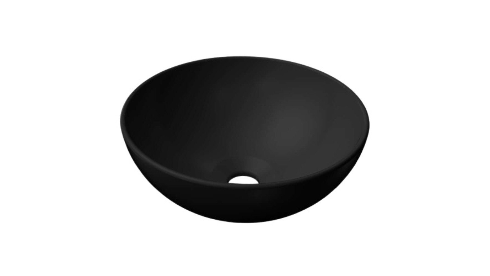 Parisi Baby Catino Bench Basin - Matte Black 