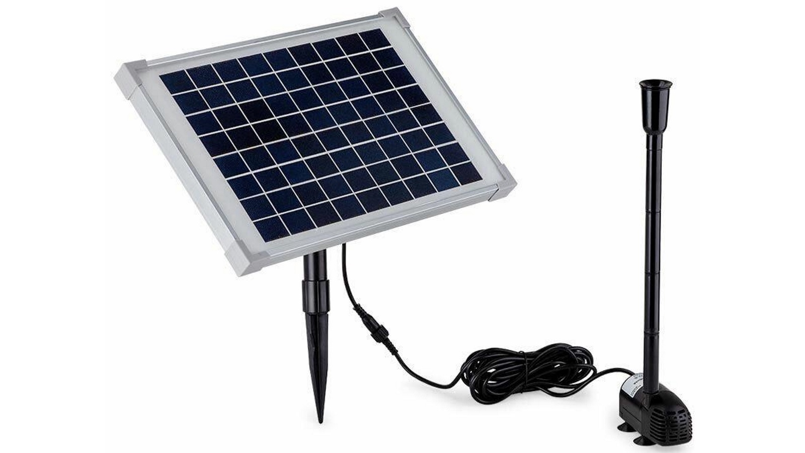 Protege 50W Solar Powered Fountain Submersible Water Pump Pond Kit Power Garden Panel