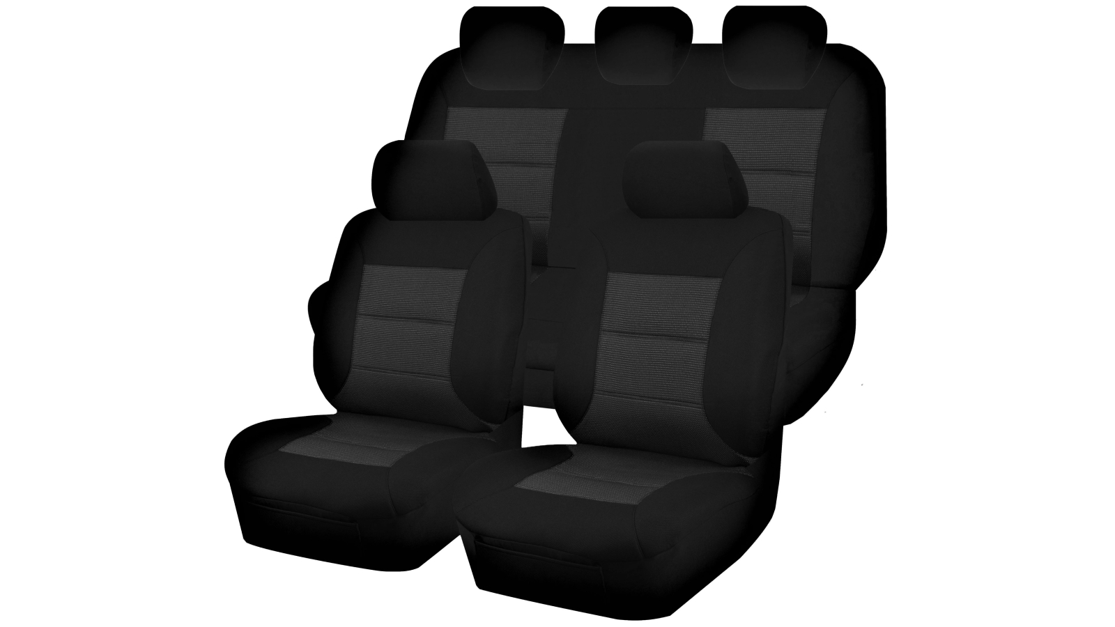 My Car Premium Seat Cover for Mazda Bt50 Up Series Dual Cab (2011-2015) - Black