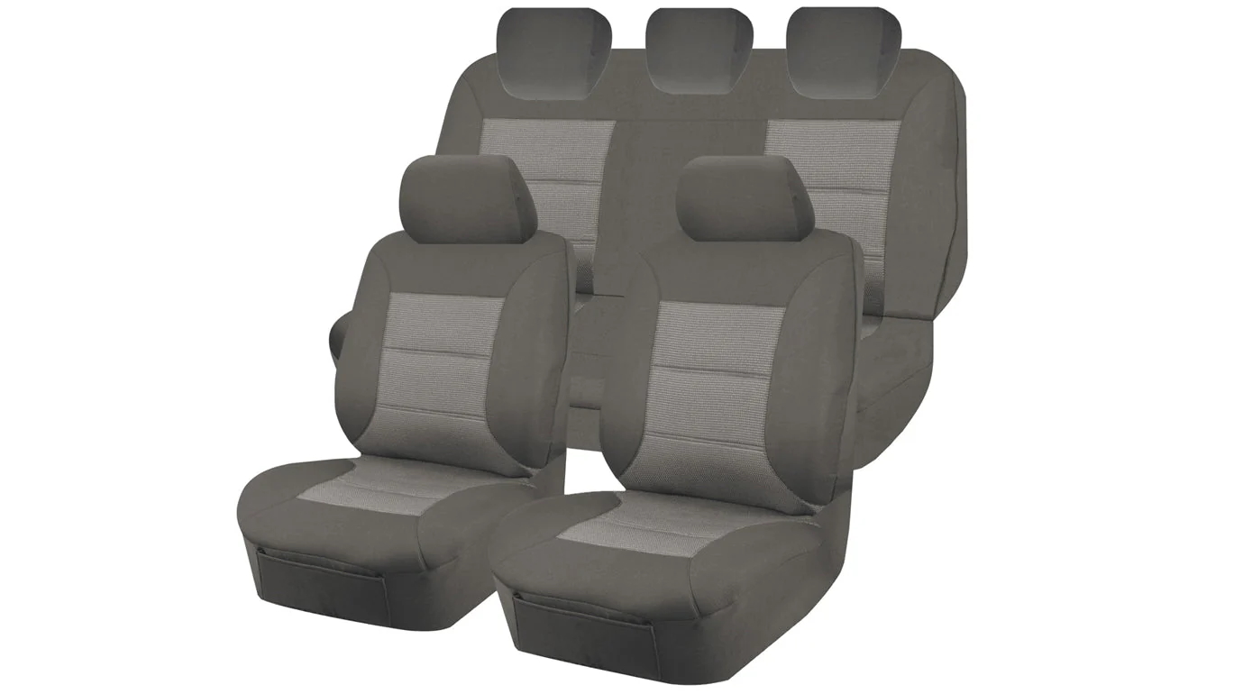 My Car Premium Seat Cover for Mazda Bt50 Up Series Dual Cab (2011-2015) - Grey