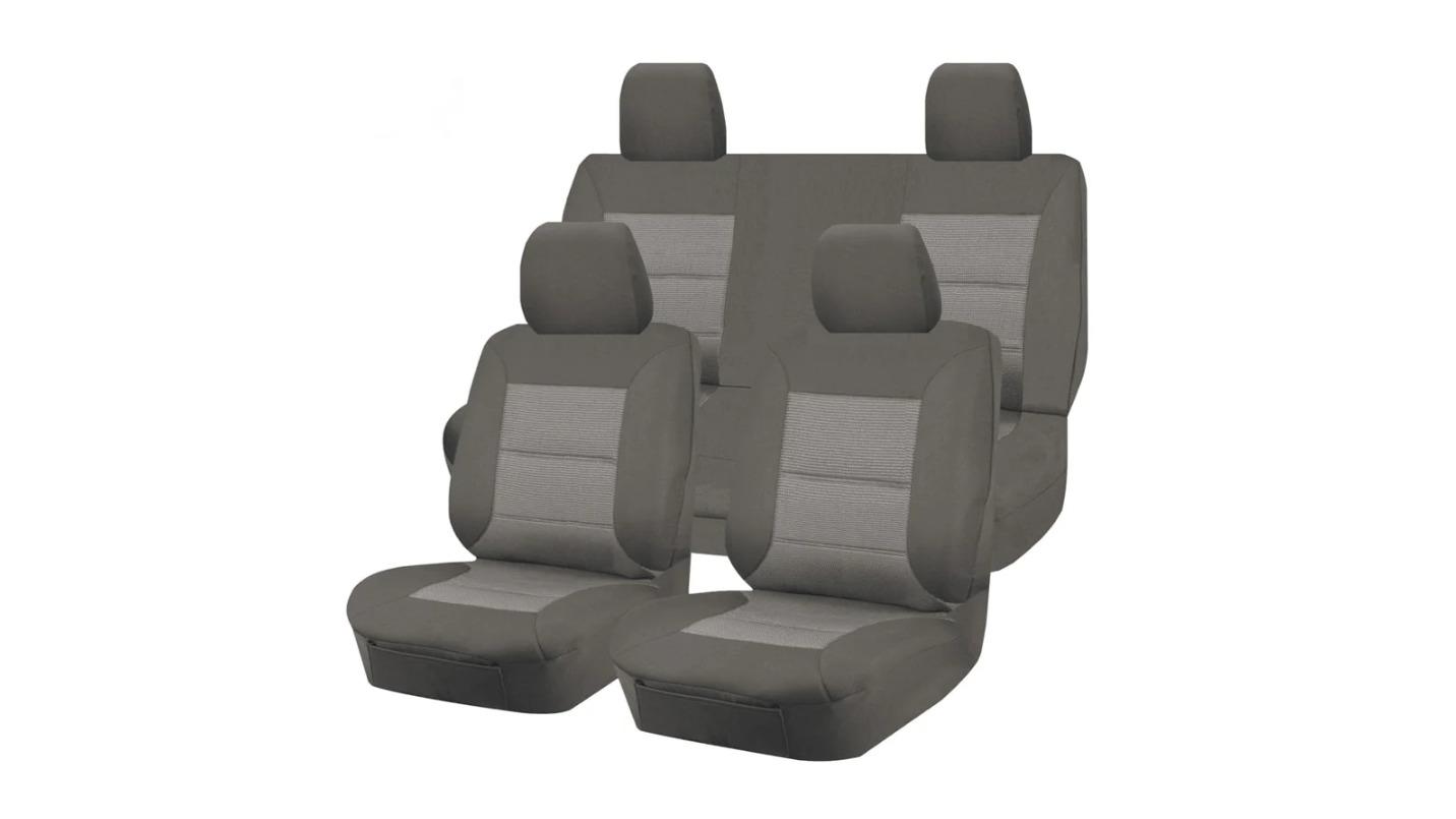 My Car Premium Seat Cover for Nissan Navara D23 Series 3-4 Dual Cab 11/2017-11/2020 - Grey