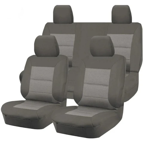 My Car Premium Seat Cover for Nissan Navara D23 Series 3-4 Dual Cab 11/2017-11/2020 - Grey