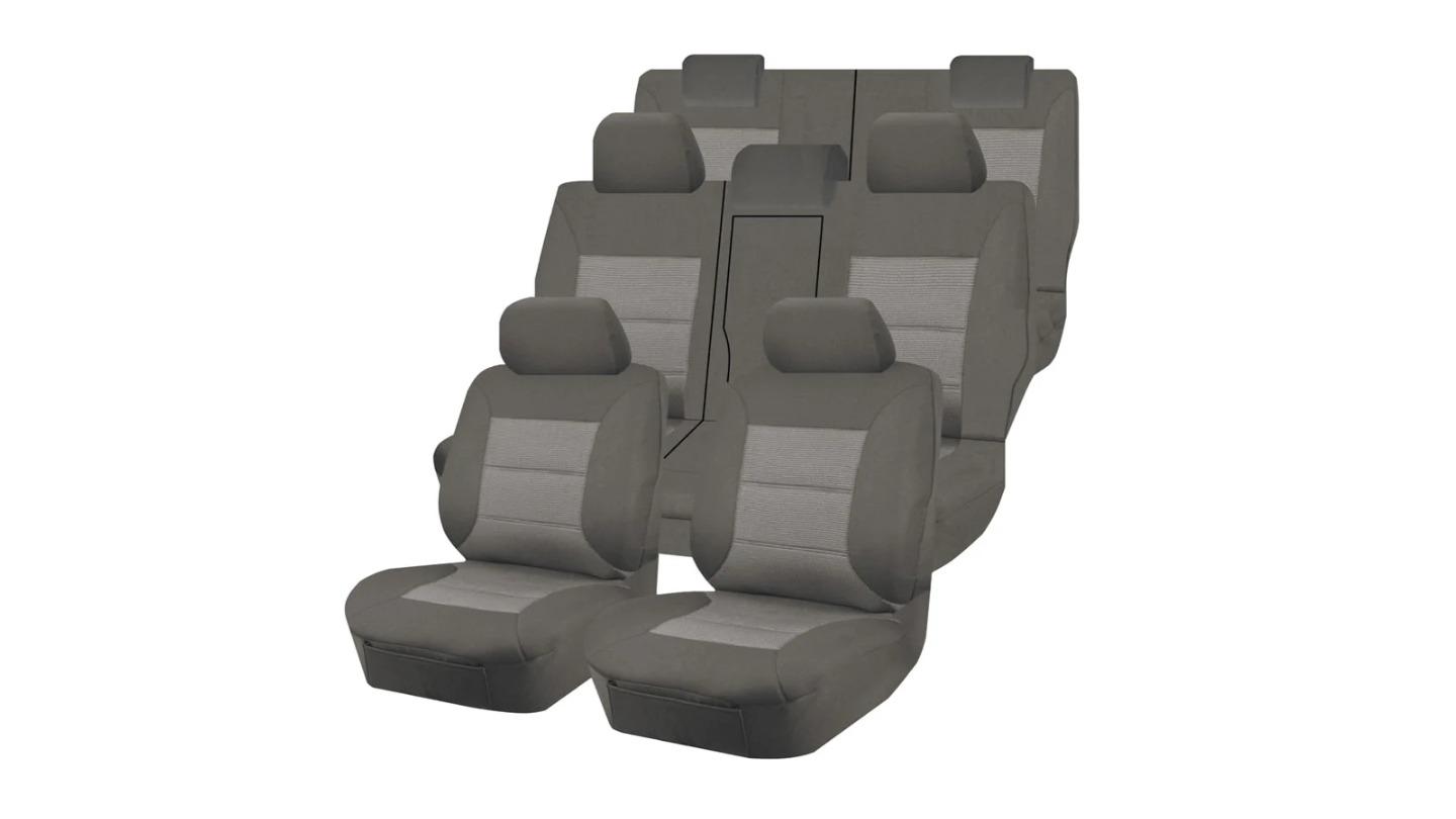 My Car Premium Seat Cover for Mitsubishi Pajero Sport QE QF Series 10/2015-2022 - Grey