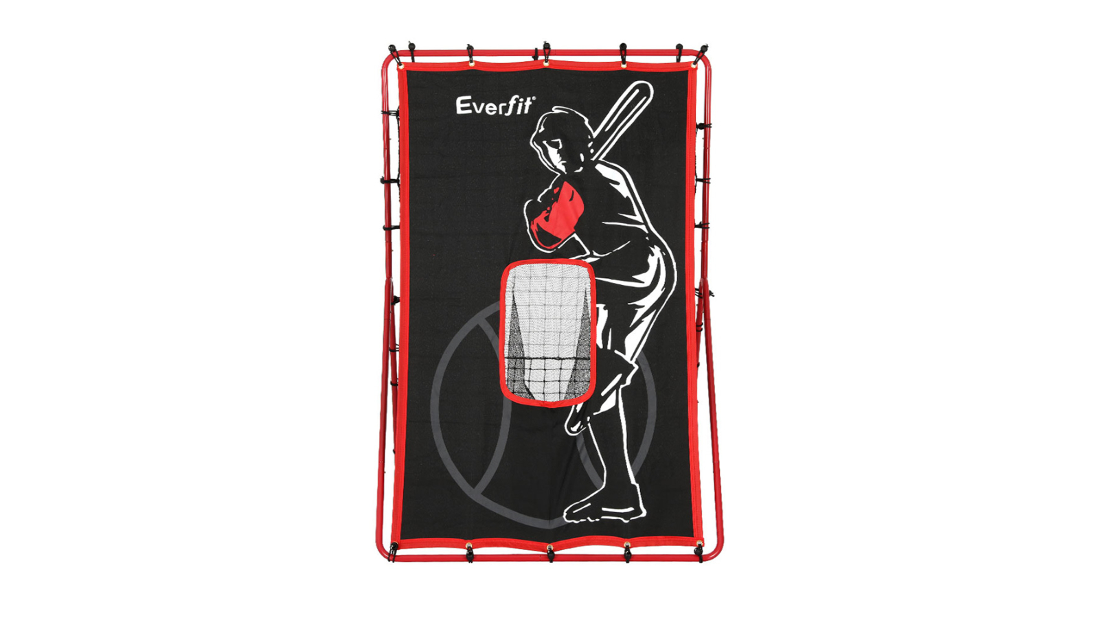 Everfit Baseball Net Rebound Pitching Kit Target Hitter 2-in-1 Training Aid