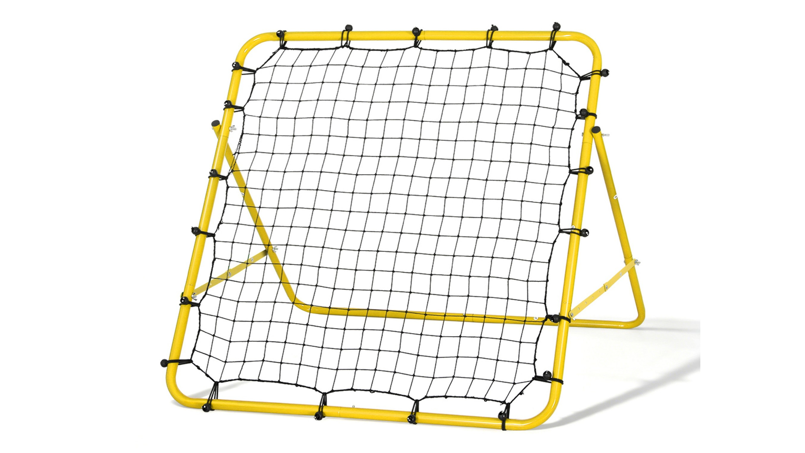 Everfit Sports Rebounder Training Aid Soccer Goal Net - Yellow