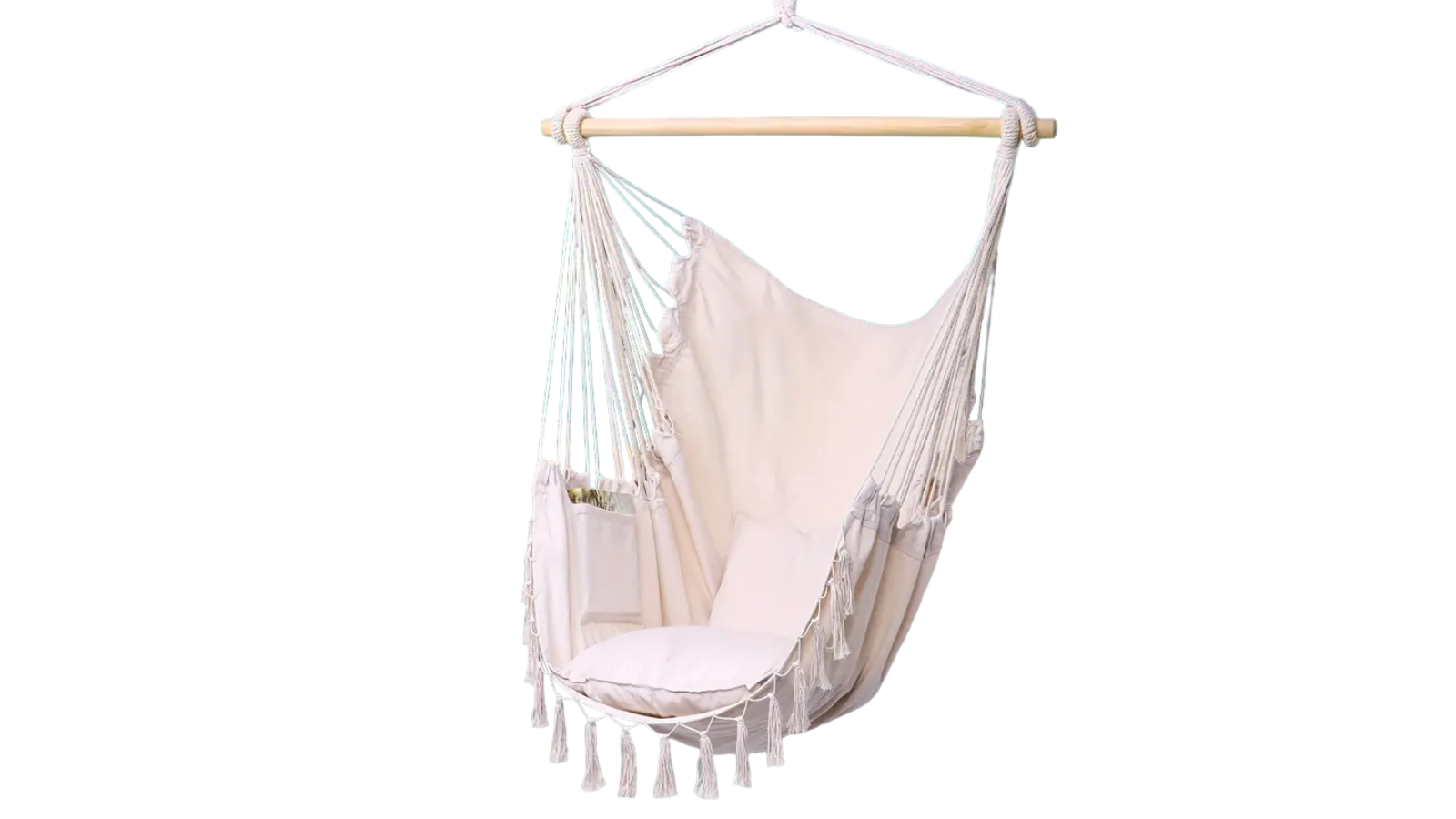 NNETM Nordic Style Cotton Hammock Chair Swing
