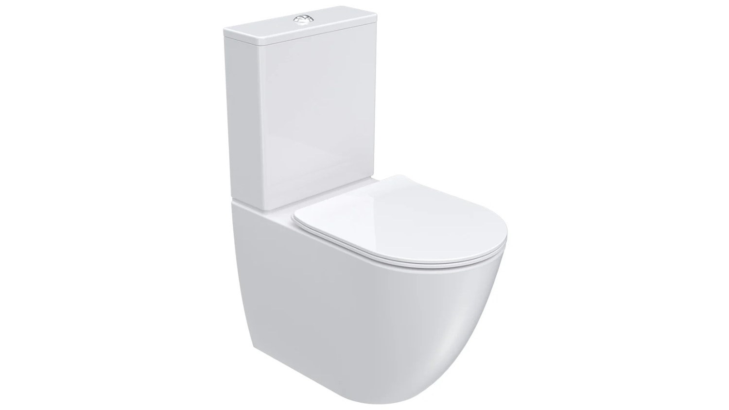 Parisi Elisse II Rimless Wall Faced Suite with Soft Close Seat