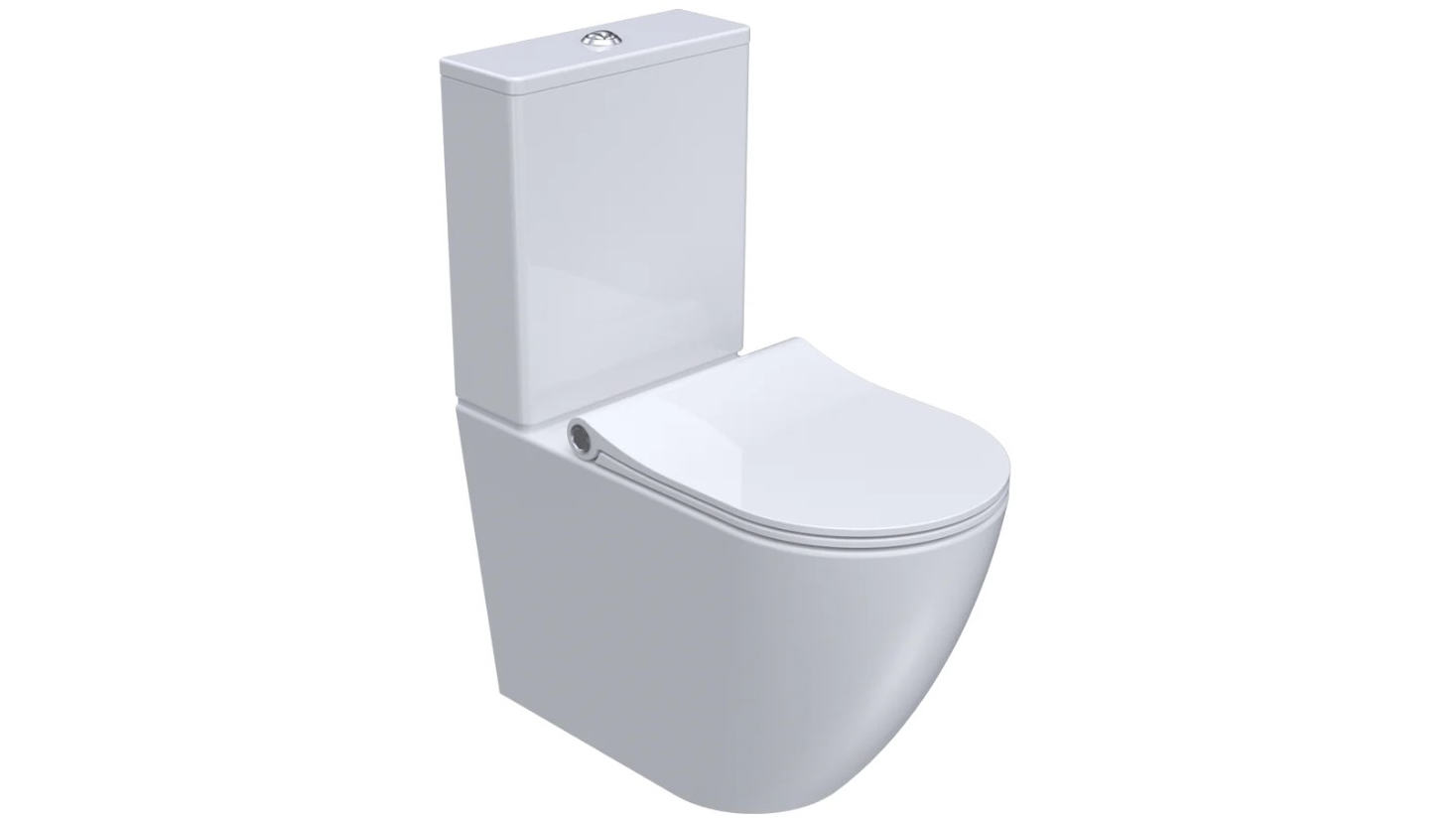 Parisi Elisse II Rimless Wall Faced Suite with Pressalit Seat