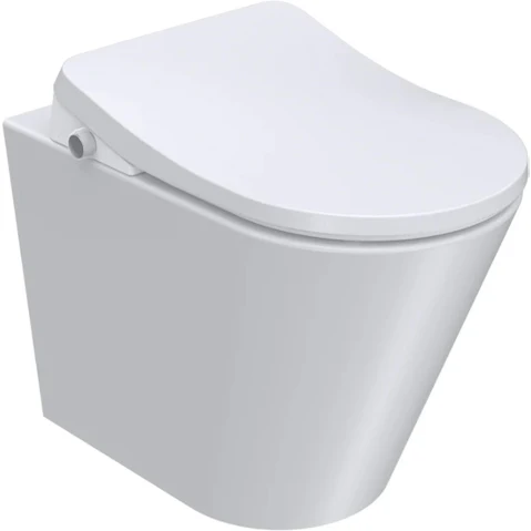 Parisi Serena Wall Faced Pan with Bottom Inlet Bidet Seat