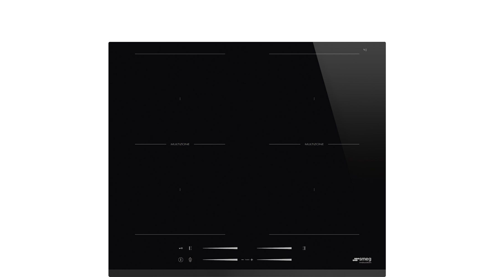 Smeg 600mm 4 Zone Induction Cooktop Black Harvey Norman