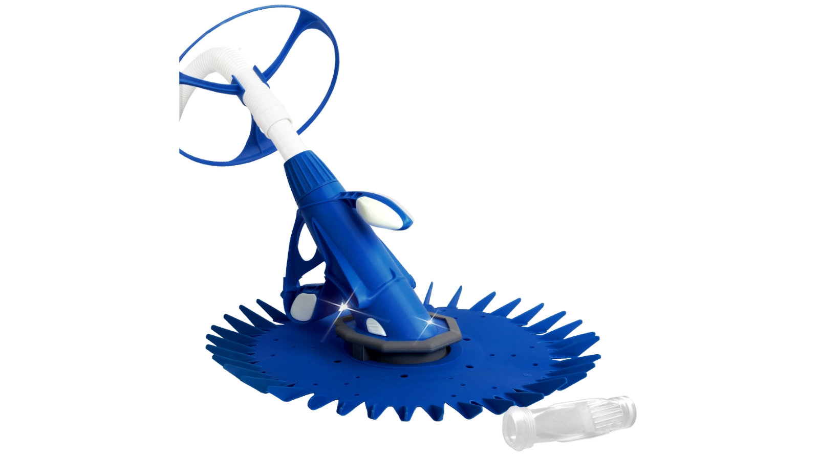 Aquabuddy 10M Round Vacuum Pool Cleaner - Blue