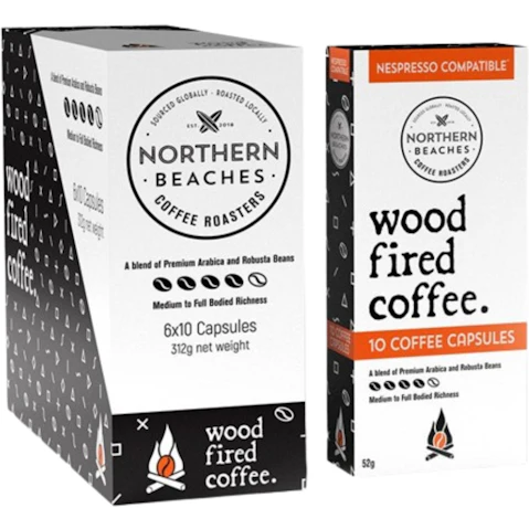 Wood Fired Coffee Capsules (Nespresso Capatible) - 60 Capsule Carton