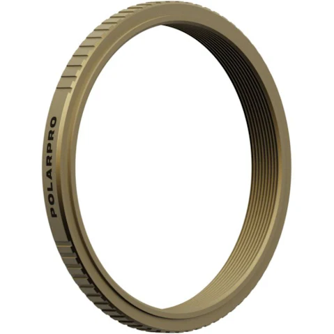 PolarPro 4.9cm Fuji X100 Filter Adapter - Brass