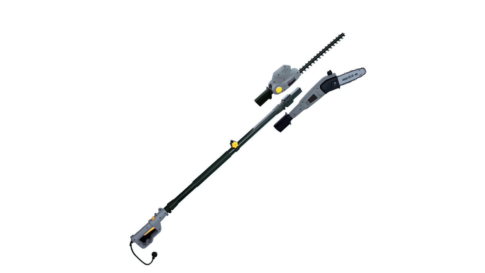 Kuller 2in1 Corded Electric Pole Chainsaw and Hedge Trimmer
