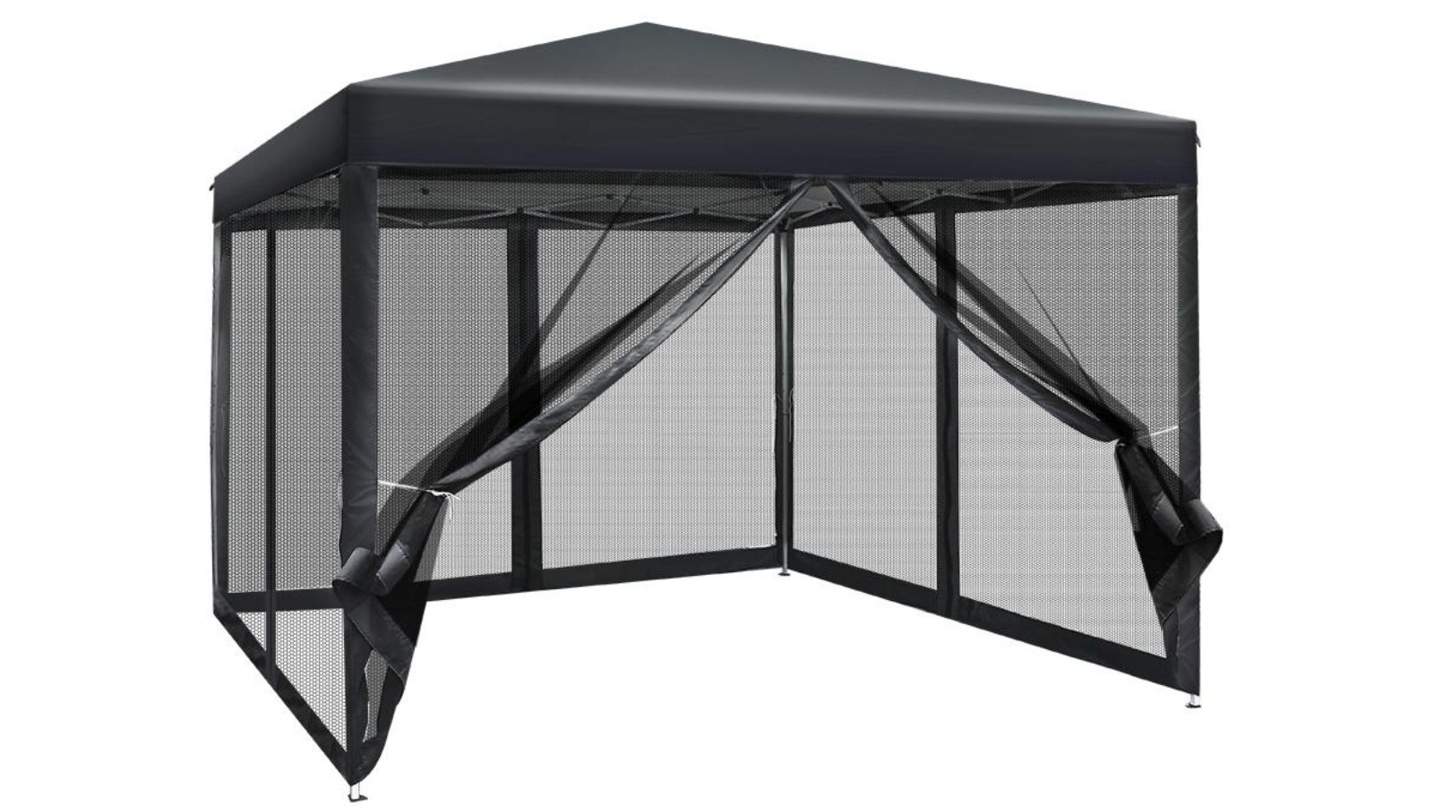 Instahut Marquee 3 x 3 Pop Up Gazebo - Black