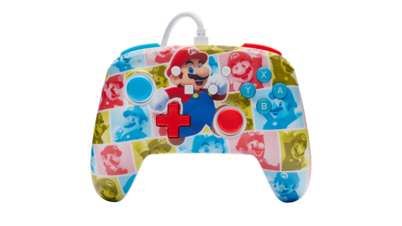 PowerA Enhanced Wired Controller for Nintendo Switch - Mario Hero Reel