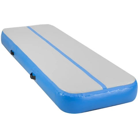 PowerTrain 3m Inflatable Airtrack Tumbling Mat - Blue