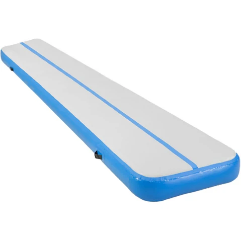 PowerTrain 6m Inflatable Airtrack Tumbling Mat - Blue