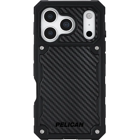 Pelican Shield MagSafe Case with Holster for iPhone 17 Pro - Carbon Fiber